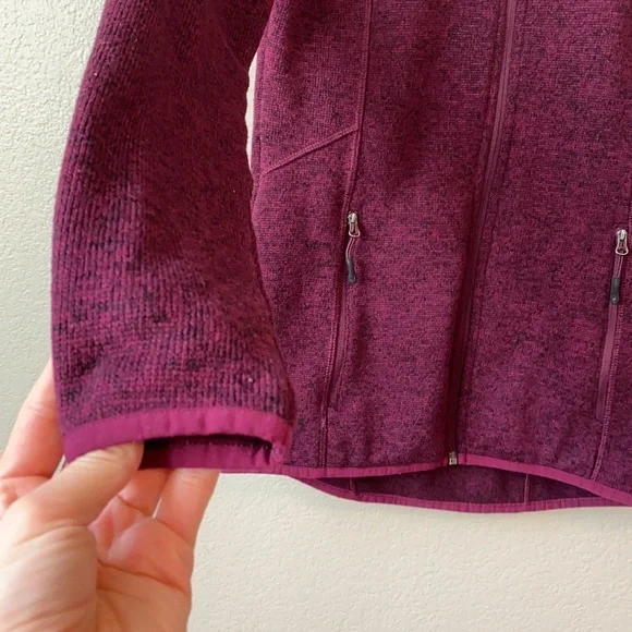 Champion Fleece Jacket Purple size Small - Picture 8 of 10